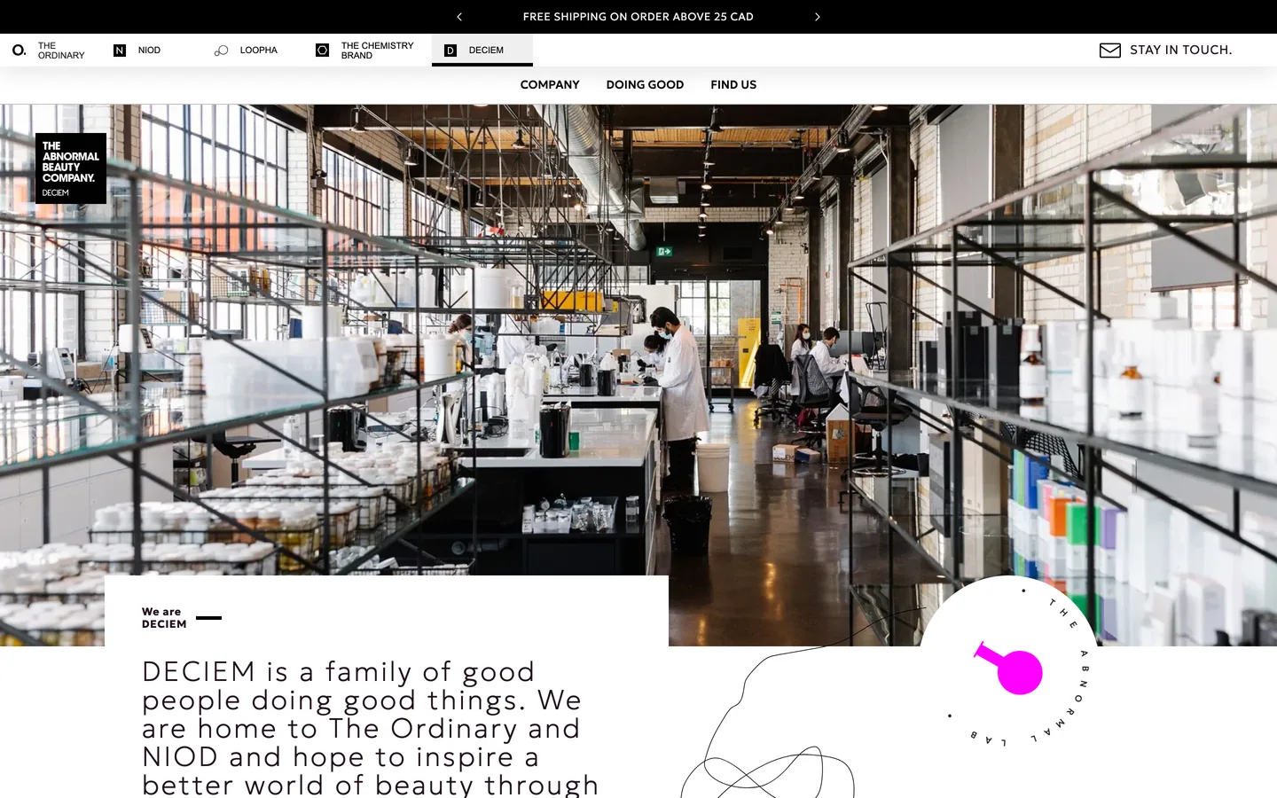 DECIEM screenshot